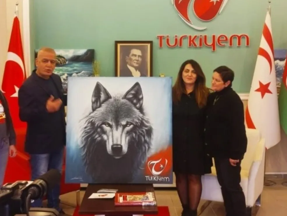 Ressam Süheyla Üstek’ten Bozkurt Gazeteciye Unutulmaz Hediye
