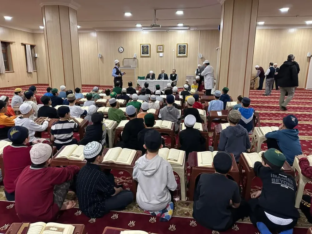 Kaymakam Çiftçi ve Müftü Eren, Hafızlık Eğitimi Gören Çocuklarla Bir Araya Geldi