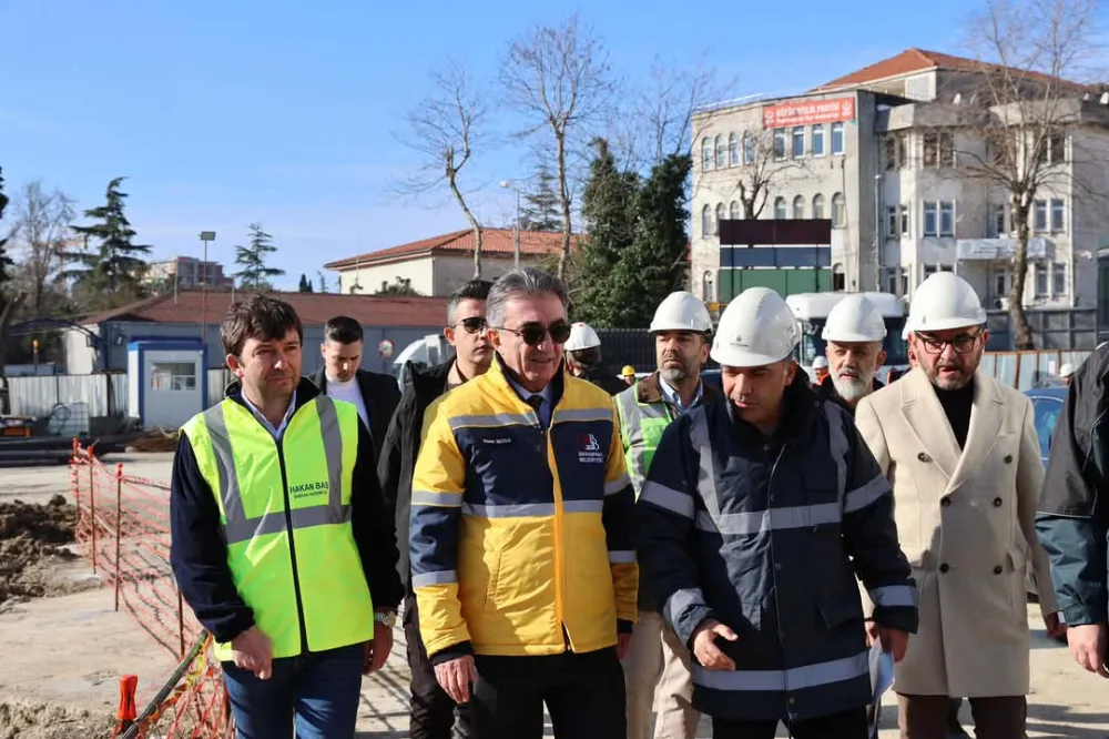 Bayrampaşa Belediye Başkanı Hasan Mutlu, Eyüpsultan-Bayrampaşa Tramvay Hattı’nda İncelemelerde Bulundu