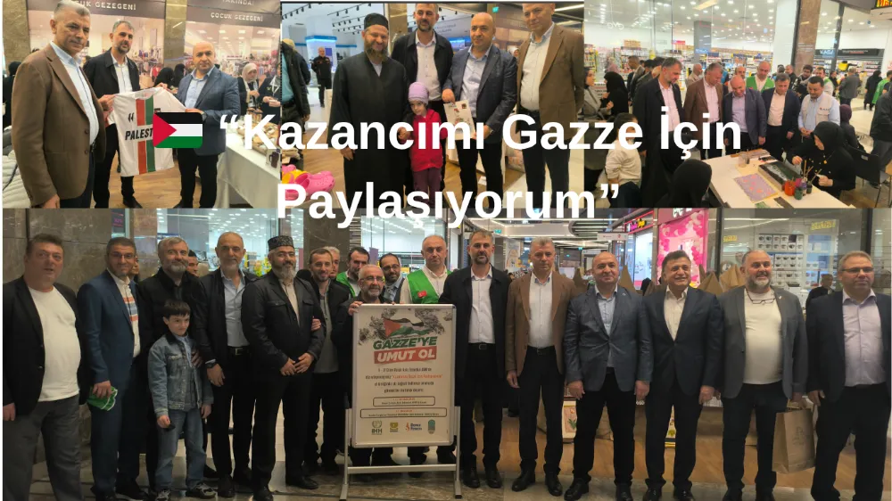 Kazancımı Gazze İçin Paylaşıyorum” Etkinliği Bayrampaşa’da Başladı