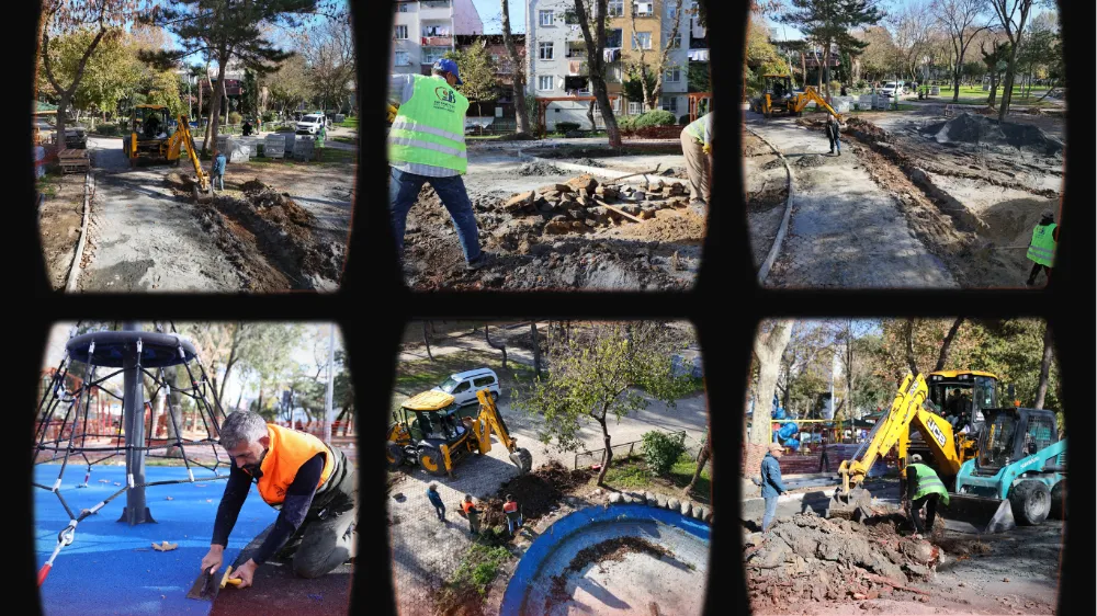 Bayrampaşa’da parklar bir bir yenileniyor