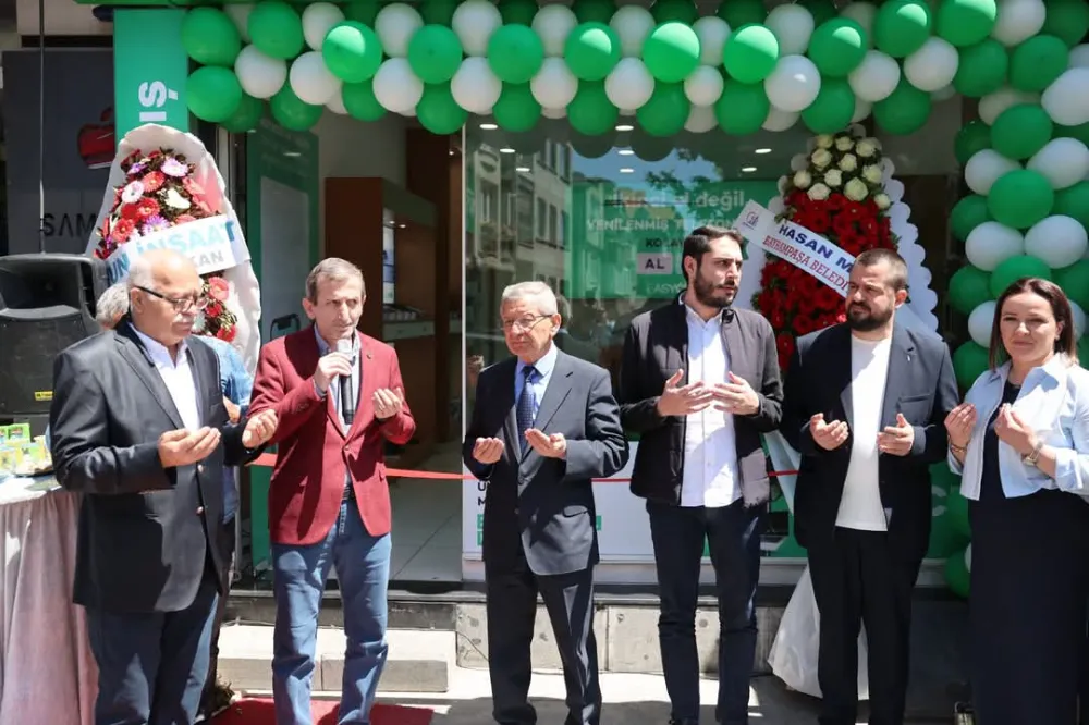 Başkan yardımcısı Lütfi Kadıoğulları, Yeni İşletmenin Açılış Kurdelesini Kesti