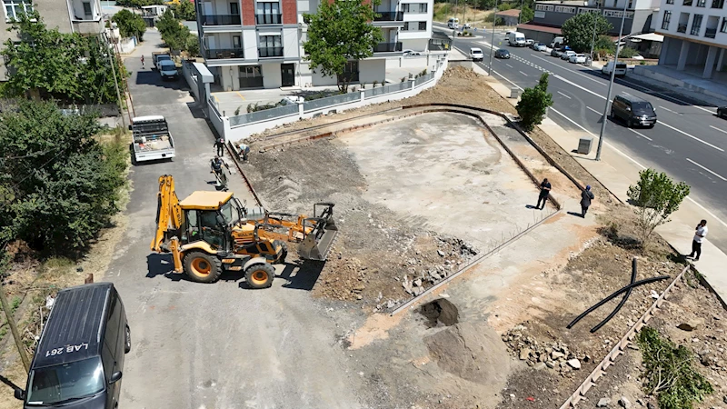 Velibaba’da Yeni Bir Parkın Yapımına Başladılar