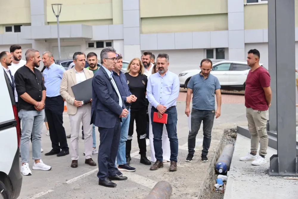 Başkan Mutlu, Tanzim Satış Noktası Projesini Yerinde İnceledi