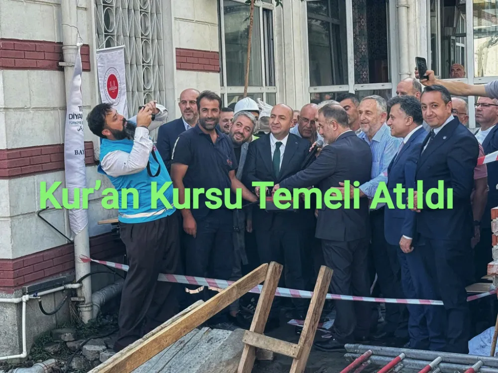 Terazidere Camii Kur’an Kursu’nun Temeli Dualarla Atıldı